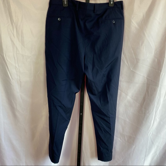 Versace Collection Navy Blue Men's Wool Dress Pants, size 54 - Picture 6 of 7